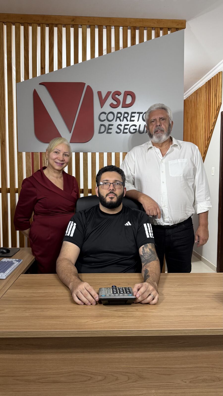 Equipe da VSD Seguros no escritório em São Bernardo do Campo